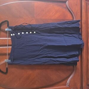 Midi skirt. Faux wrap